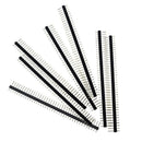 100pcs Male Header Pins, Straight Single Row 40 Pin 0.1 Inch (2.54mm) Male
