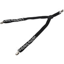 Black & White Music Notes - Funky Trendy Unisex Suspender Braces One Size f T9V4