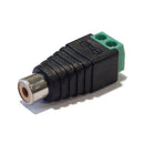 20-Pack Phono RCA Male and Female Plug to AV Screw Terminal Audio/Video Con F4I4