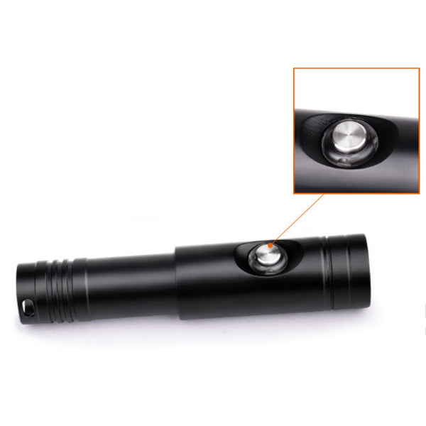 NITESUN DIV12S Diving Flashlight 1050 Lumens 3 Modes 18650 Battery IPX8 Waterproof LED Lamp Camping Hunting Torch Light