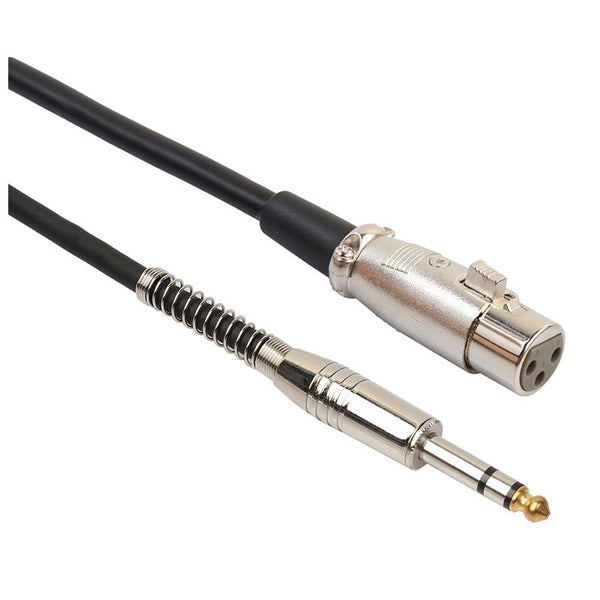 1/4 inch Jack 6.35mm Stereo Male to XLR Female Microphone Stereo Cable Leng