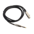 1/4 inch Jack 6.35mm Stereo Male to XLR Female Microphone Stereo Cable Leng