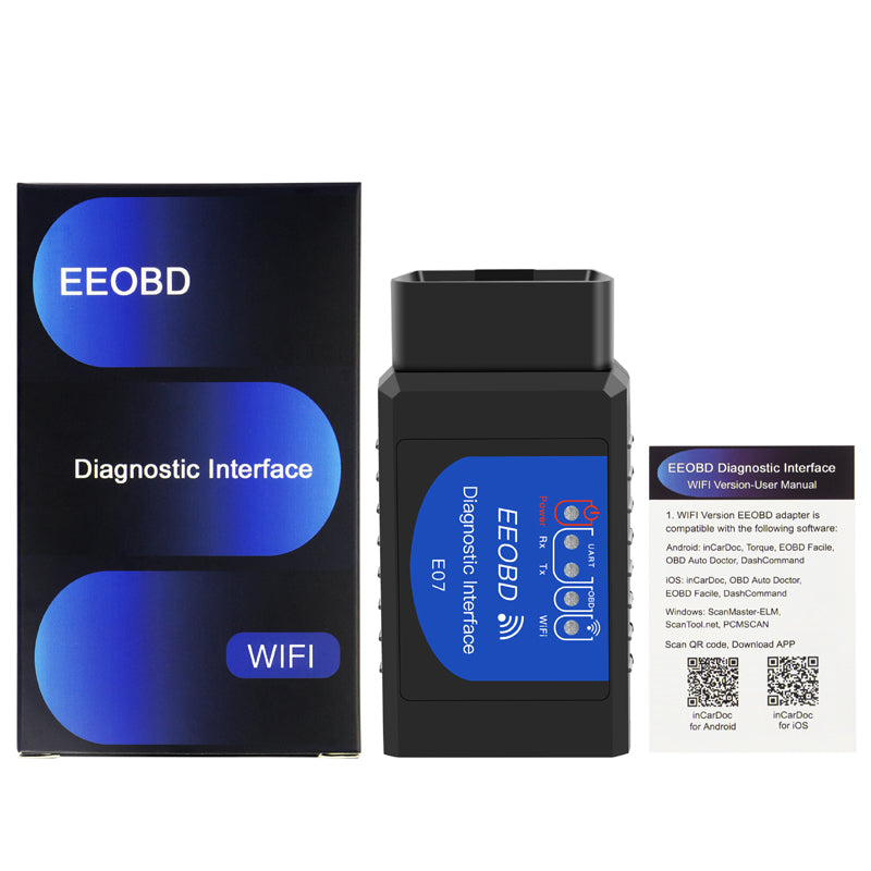 EEOBD E07 ELM327 WIFI Wireless OBD2 Car Diagnostic Scanner Adapter