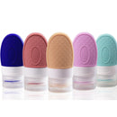 Mrosaa 37ml Silicone Portable Travel Soap Dispenser Empty Bottle Liquid Cosmetics Makeup Shampoo Container Bottles
