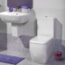 Creative Lovely Cherry Shape Lavatory Brush Toilet Brush & Holder Set (Red) P4C5