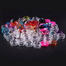 50 Pieces Plastic Pot Jars Empty Cosmetic Container with Lid for Creams