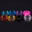 50 Pieces Plastic Pot Jars Empty Cosmetic Container with Lid for Creams Sam
