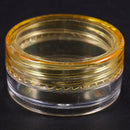 50 Pieces Plastic Pot Jars Empty Cosmetic Container with Lid for Creams Sam