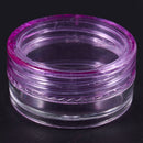 50 Pieces Plastic Pot Jars Empty Cosmetic Container with Lid for Creams Sam
