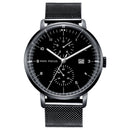 MINI FOCUS MF0052G Stainless Steel Men Watch Business Style Working Dials Quartz Watch