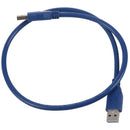 Blue 60cm Adapter USB 3.0 Card PCI-E Express 1x to 16x Riser Line Extender  W7L6