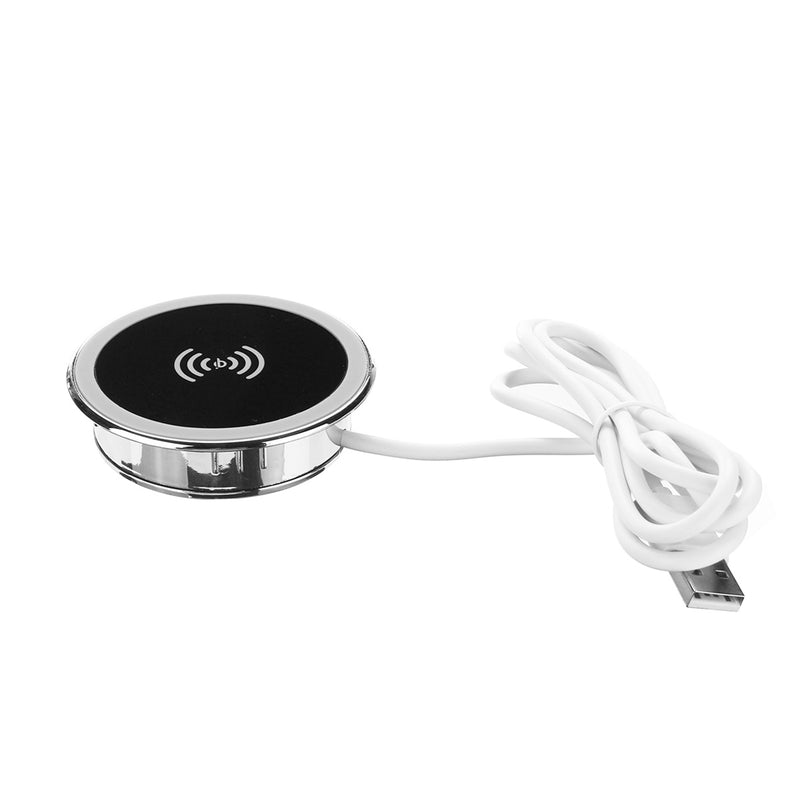 Embedded Desktop Qi Wireless Charger Phone Holder For Samsung iPhone Xiaomi Huawei One Plus