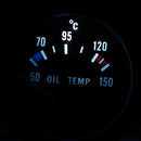 2inch 52mm 12V Universal 50-150 C Oil Temp Temperature Gauge Meter For Car Motorcycle
