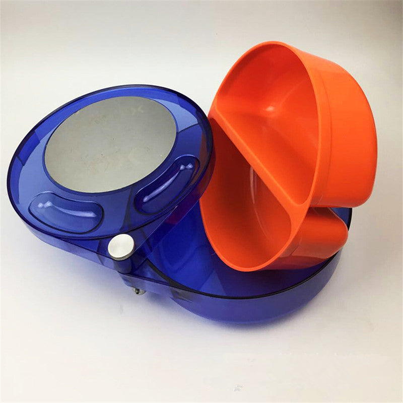 Bobing 22*10cm Full Magnetic Blue Fishing Lure Pot Portable Bait Bowl Pot Fishing Bait Tackle