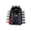 SATA Fan Hub 4pin PWM Hub PC Fan Large 4P Power Supply Splitter Adapter E4Y2