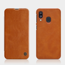 NILLKIN Vintage Flip Card Holder PC Bumper PU Leather Protective Case for Samsung Galaxy A40 2019