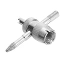 5pcs 4 Way Car Truck Tire Screwdriver Valve Stem Core Remover Installer Tool Repair Tools