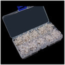 300pcs 3mm/5mm Light Emitting Diode LED Lamp Assorted Kit White Red Green B E9Q3