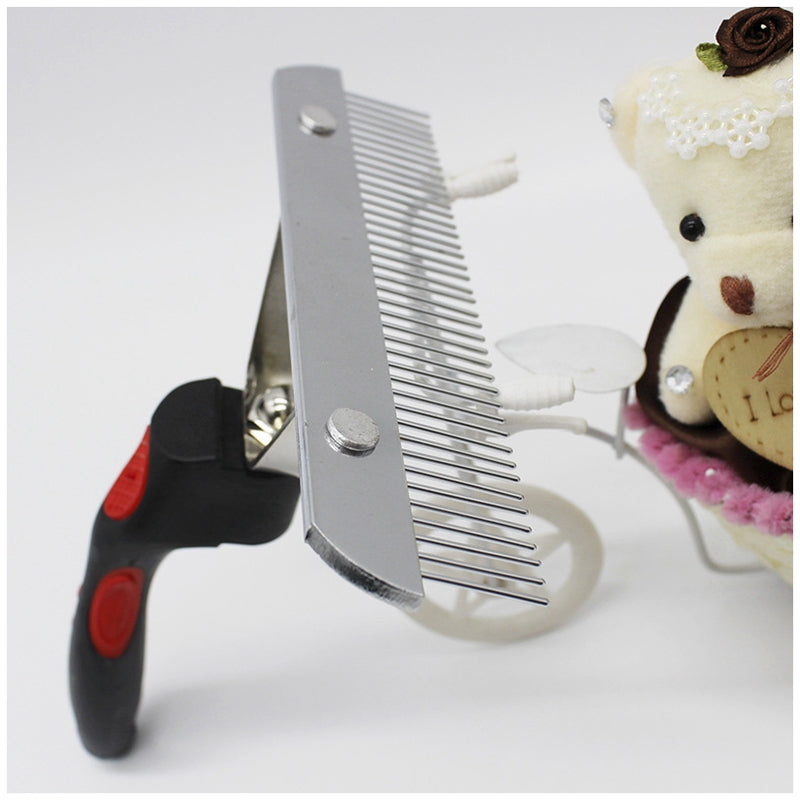 Pet Comb Extra-Large Rake Comb Grooming Brush Deshedding Tool Beauty Comb F