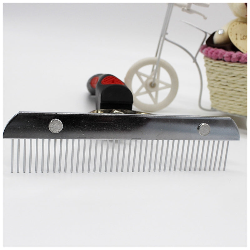 Pet Comb Extra-Large Rake Comb Grooming Brush Deshedding Tool Beauty Comb F