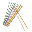 11pcs 27cm Multicolour Aluminum Tunisian Afghan Crochet Hook Knit Needles 2