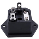 2IEC 320 C14 Male Type Plug Screw Panel Connector w Fuse Holder E9O8