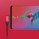 MOMAX 90 Degree 3A QC3.0 TPE Nylon 1.2M Type-C Data Cable for Samsung S10+ Xiaomi Mi8 9T Redmi Note8 HUAWEI P30Pro