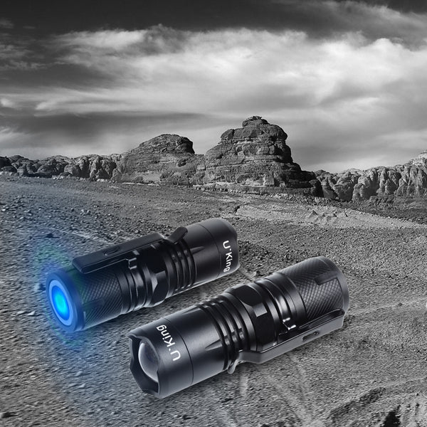 U King ZQ-CJT09 T6 1000LM Zoomable Outdooors Mini LED Flashlight