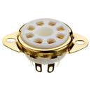 4PC 8 Pin Ceramic Socket Tube Top Vacuum Octal Value For KT88 EL34 6V6 6650 U9D3