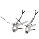 LEO Stainless Steel Fishing Rod Rest Racks Folding Fishing Pole Holder Fishing Support Stand Fishing Tool