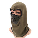 Winter Warm Riding fleece Balaclava Motorcycle Thicken Face Mask With Filter Layer Neck Protection
