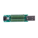 1 pcs green metal USB charging current detection load test equipment discha