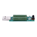 1 pcs green metal USB charging current detection load test equipment discha