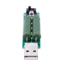 1 pcs green metal USB charging current detection load test equipment discha