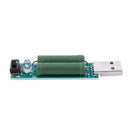 1 pcs green metal USB charging current detection load test equipment discha
