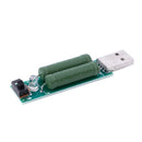 1 pcs green metal USB charging current detection load test equipment discha
