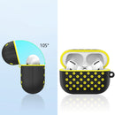 Bakeey Dual Colors Silicone Shockproof Earphone Storage Case with Anti-lost Rope & Hook for Apple Airpods 3 Airpods Pro 2019