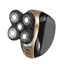USB 5 IN 1 4D Rotary Electric Shaver Rechargeable Bald Head Shaver Beard Trimmer