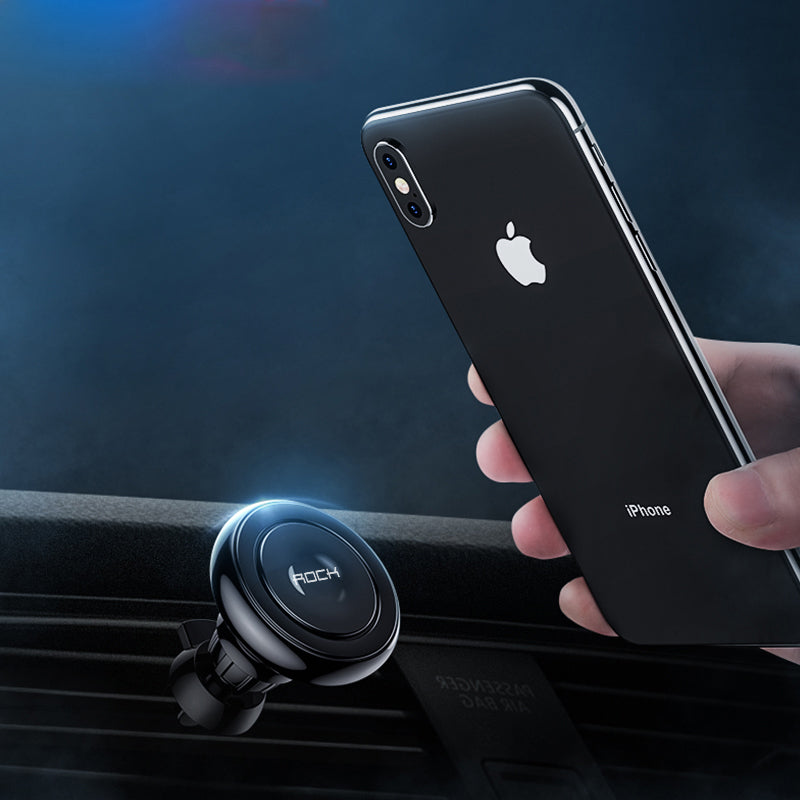 Rock Vacuum Adsorption Airbag Air Vent Car Phone Holder 360 Rotation For 4.0-6.8 Inch Smart Phone iPhone Samsung