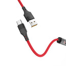 HOCO 3A Type C Micro USB LED Display Timing Control Fast Charging Data Cable For Huawei P30 Pro Mate 30 Xiaomi Mi9 9Pro S10+ Note 10