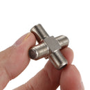 5-Pack 4-way F-Type Coax Cable Splitter Combiner Female to 4 Female for Vid Q4U6