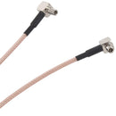 8 inch SMA Female to Y type 2 X TS9 Angle Male Connector Splitter Combiner CO6R8