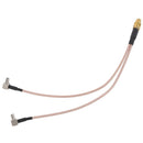 8 inch SMA Female to Y type 2 X TS9 Angle Male Connector Splitter Combiner CO6R8