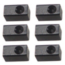 6 Pieces Guitar Tremolo Bridge Saddle Clamp Pressure Lock String Insert Met R5R7