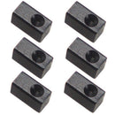 6 Pieces Guitar Tremolo Bridge Saddle Clamp Pressure Lock String Insert Met R5R7