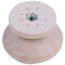 10pcs 35mm Natural Wood Wooden Drawer Wardrobe Door Cabinet Knob Pull With  D7P1