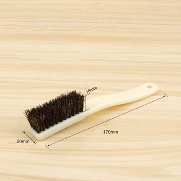 MYTEC 4/6row Pig Bristle Brush Collectables - Autograph Tools for Maintenance Cleaning Walnut Bristle Brush Polishing and Oil Brush Tool