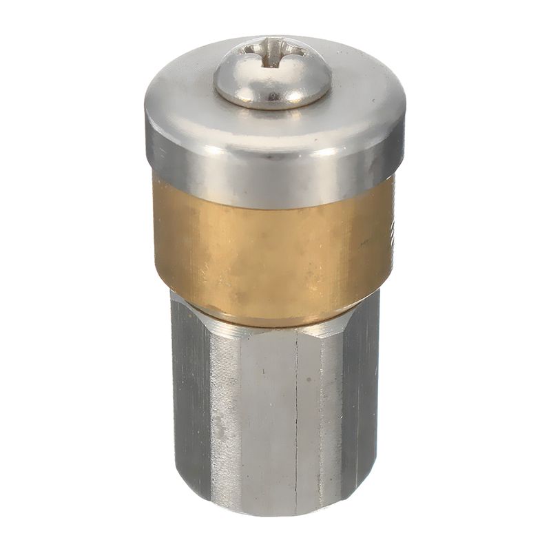 Steel Pressure Washer Drain Sewer Cleaning Pipe Jetter Rotary Nozzle 3 Jet