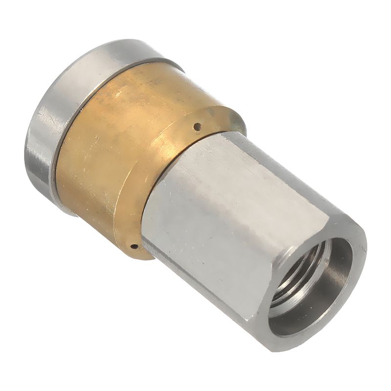 Steel Pressure Washer Drain Sewer Cleaning Pipe Jetter Rotary Nozzle 3 Jet