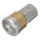 Steel Pressure Washer Drain Sewer Cleaning Pipe Jetter Rotary Nozzle 3 Jet
